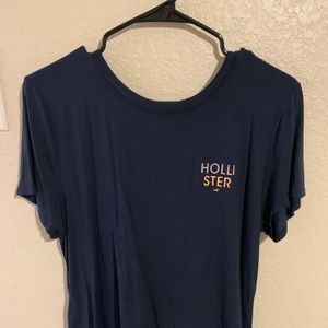 Blue woman’s Hollister shirt